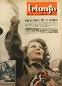 TRIUNFO magazine side cover Issue 360? January 1952