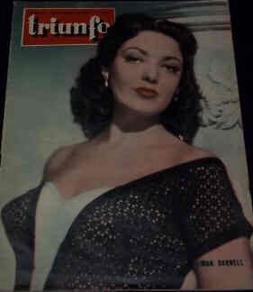 TRIUNFO magazine side cover Issue 390? 26 August 1953
