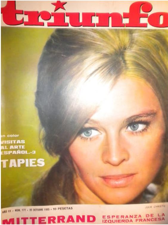 TRIUNFO magazine side cover Issue 177 23 October 1965