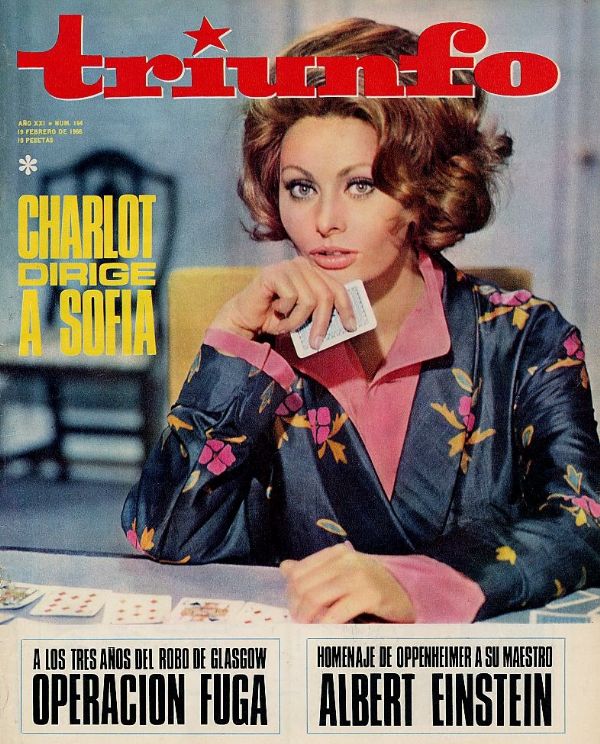 TRIUNFO magazine side cover Issue 194 19 February 1966