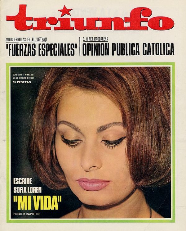 TRIUNFO magazine side cover Issue 199 26 March 1966