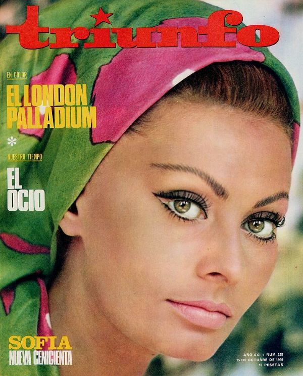 TRIUNFO magazine side cover Issue 228 15 October 1966