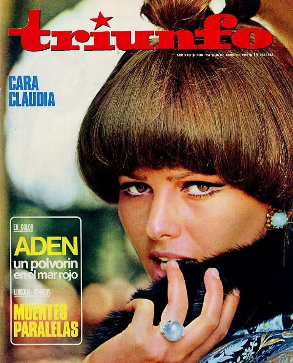 TRIUNFO magazine side cover Issue 254 15 April 1967