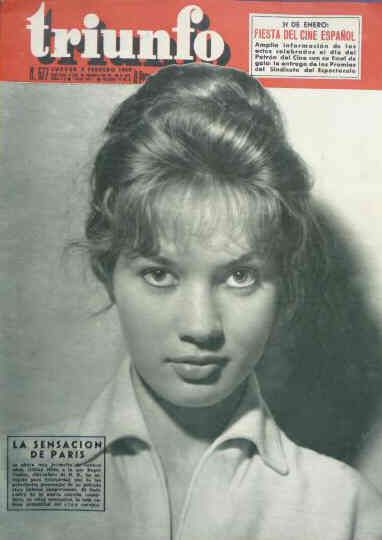 TRIUNFO magazine side cover Issue 677  1959