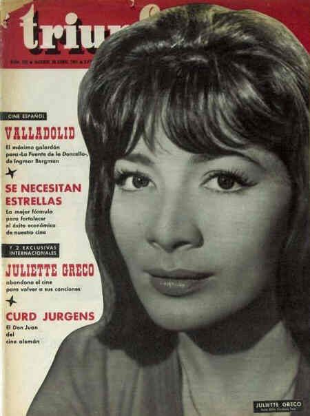 TRIUNFO magazine side cover Issue 791  1961