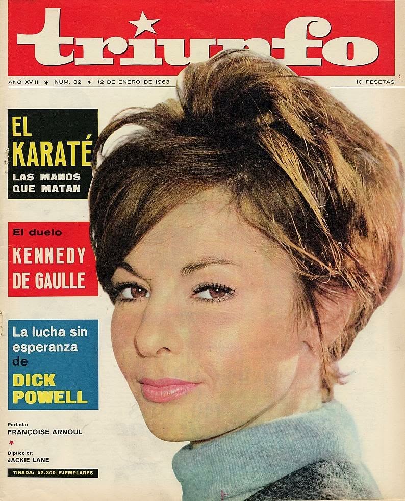 TRIUNFO magazine side cover Issue 32 12 January 1963