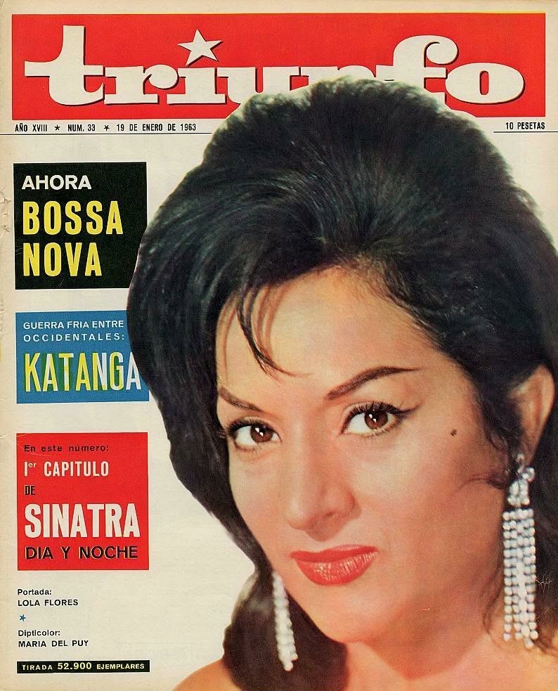 TRIUNFO magazine side cover Issue 33 19 January 1963