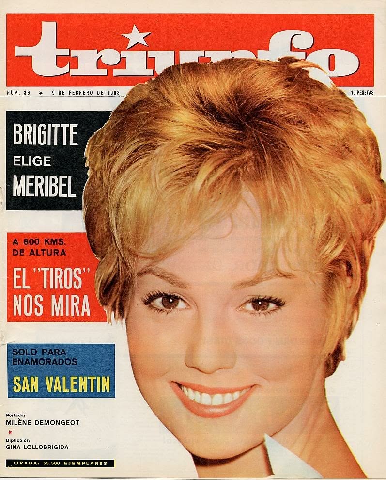TRIUNFO magazine side cover Issue 36 9 February 1963