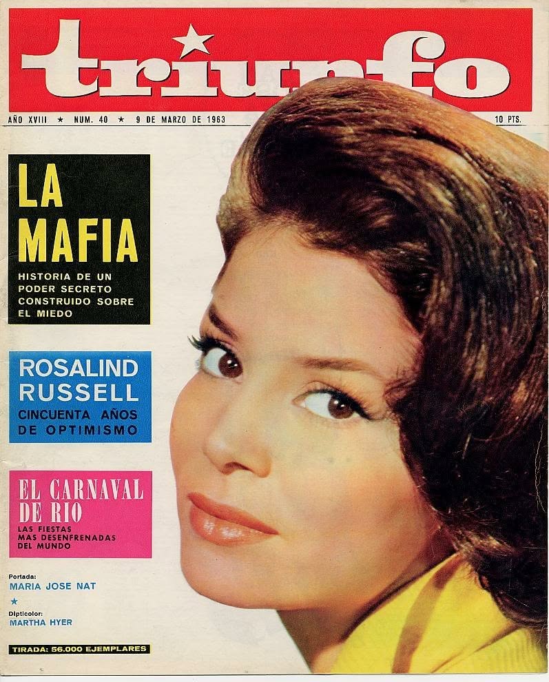 TRIUNFO magazine side cover Issue 40 9 March 1963