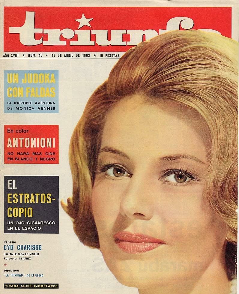 TRIUNFO magazine side cover Issue 45 13 April 1963