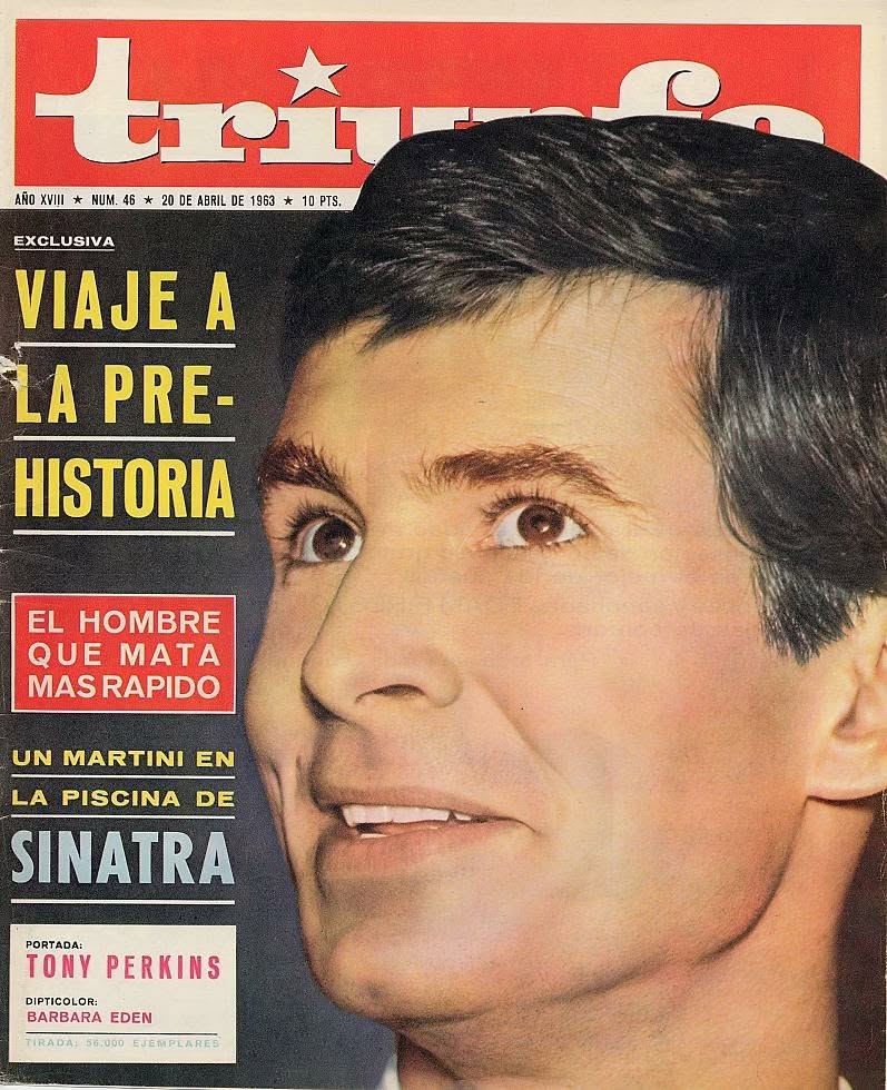 TRIUNFO magazine side cover Issue 46 20 April 1963