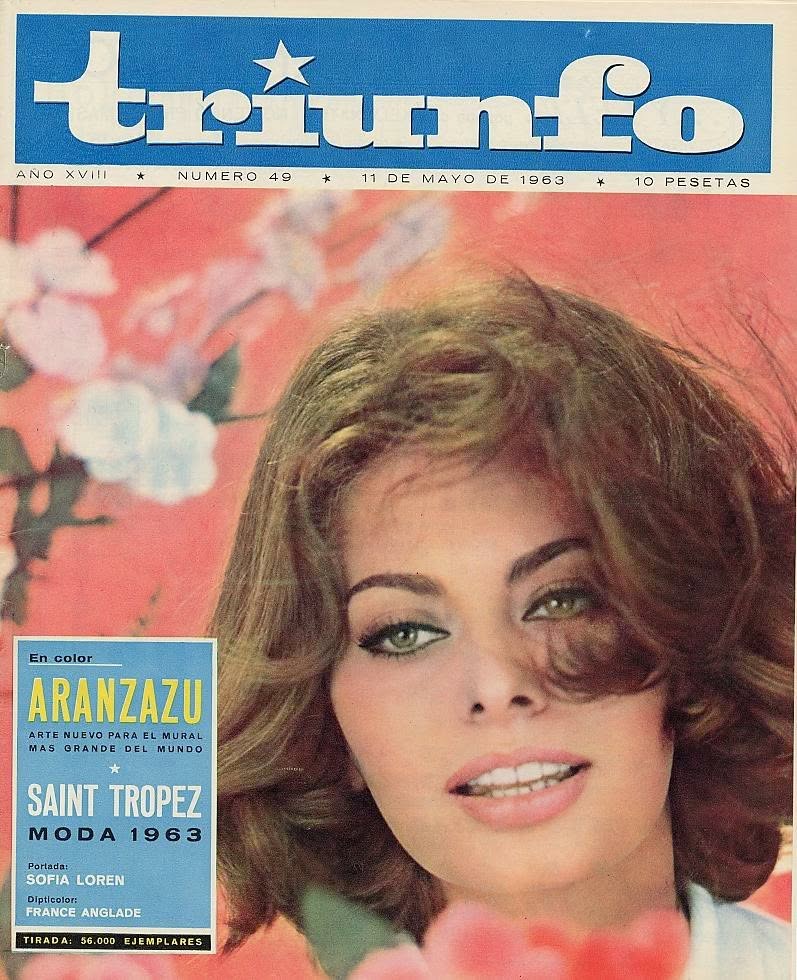 TRIUNFO magazine side cover Issue 49 11 May 1963