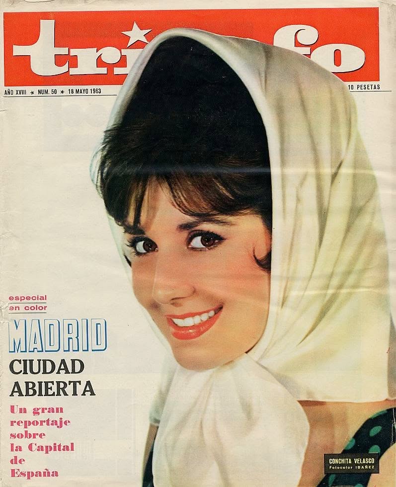 TRIUNFO magazine side cover Issue 50 18 May 1963