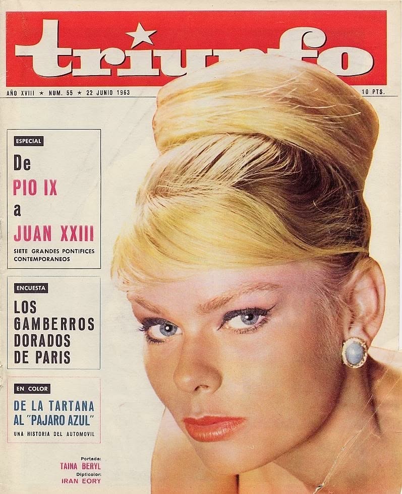 TRIUNFO magazine side cover Issue 55 22 June 1963