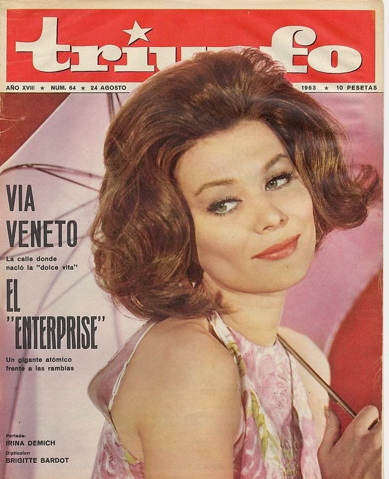 TRIUNFO magazine side cover Issue 64 24 August 1963
