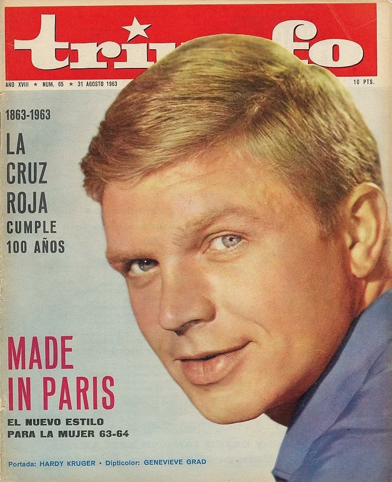 TRIUNFO magazine side cover Issue 65 31 August 1963