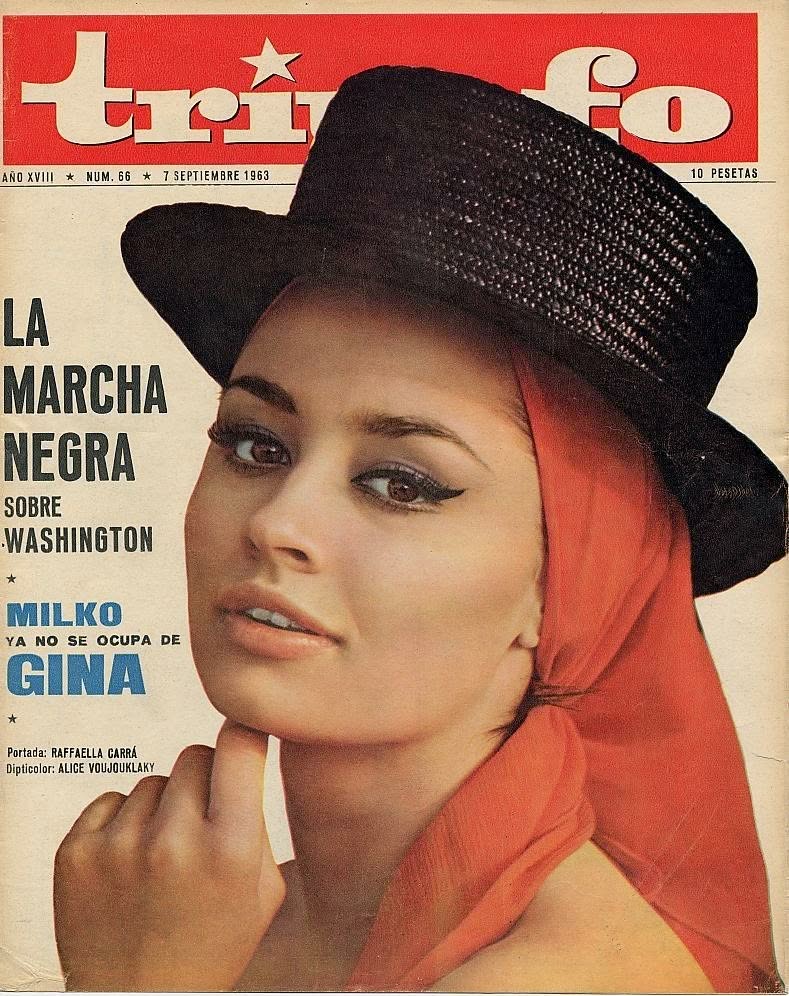 TRIUNFO magazine side cover Issue 66 7 September 1963