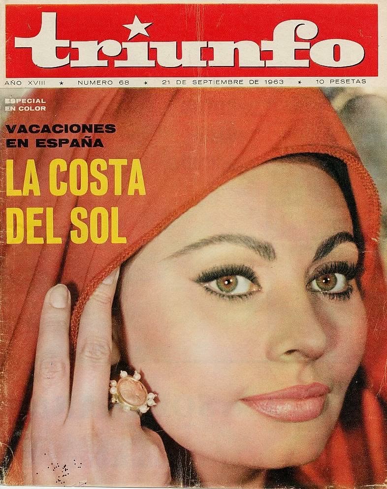TRIUNFO magazine side cover Issue 68 21 September 1963