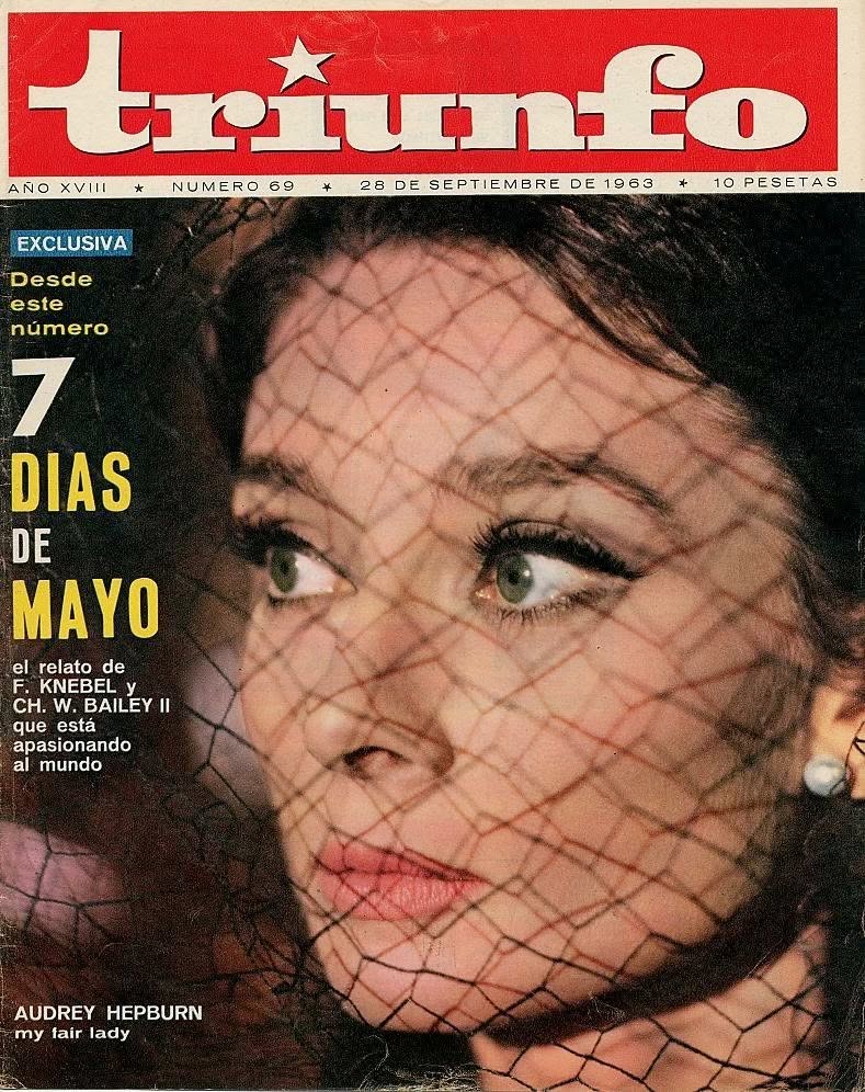 TRIUNFO magazine side cover Issue 69 28 September 1963