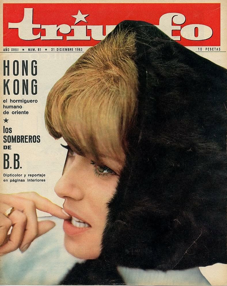 TRIUNFO magazine side cover Issue 81 21 December 1963