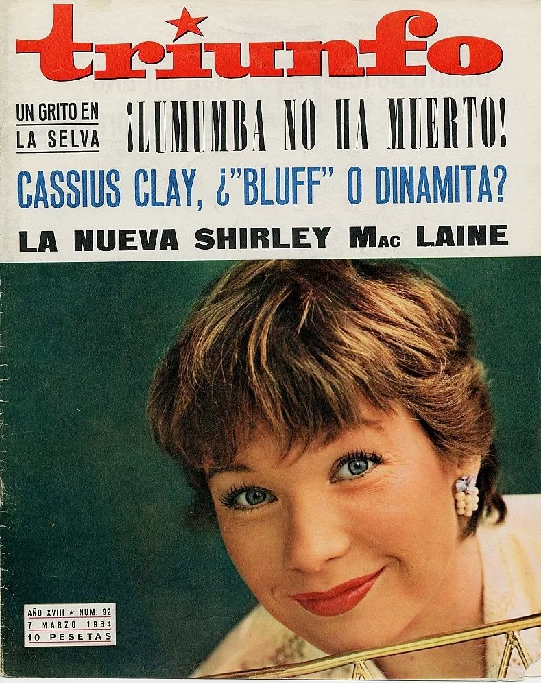 TRIUNFO magazine side cover Issue 92 7 March 1964