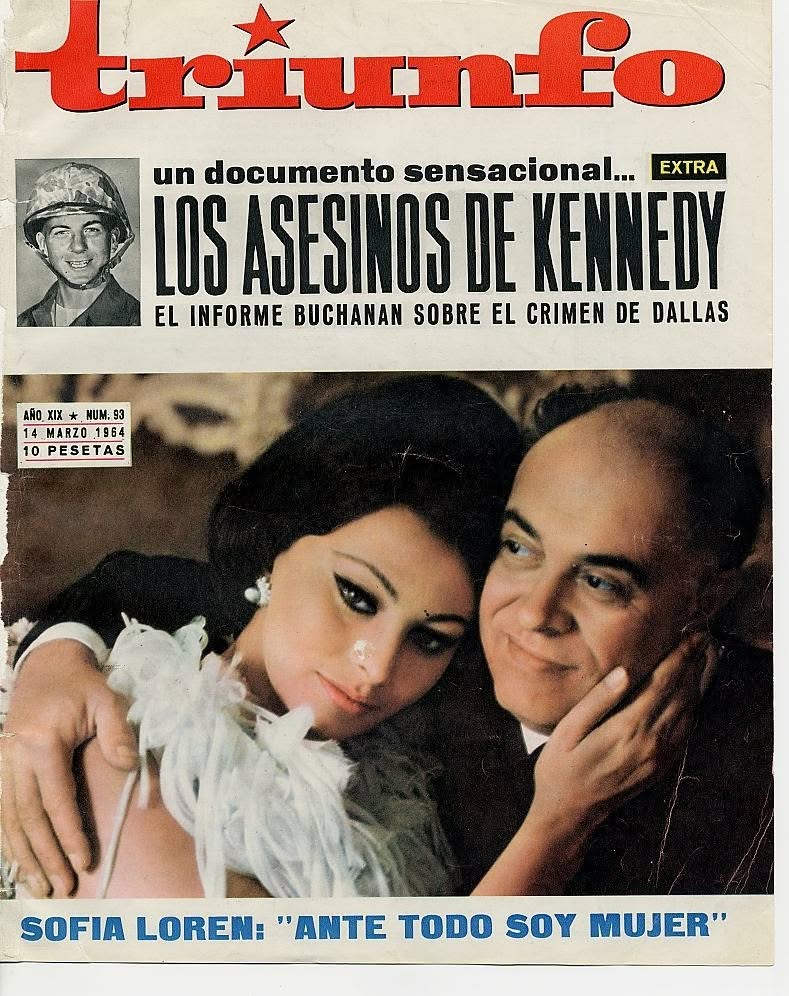 TRIUNFO magazine side cover Issue 93 14 March 1964
