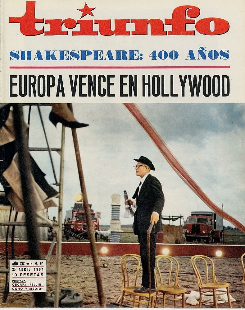 TRIUNFO magazine side cover Issue 99 25 April 1964