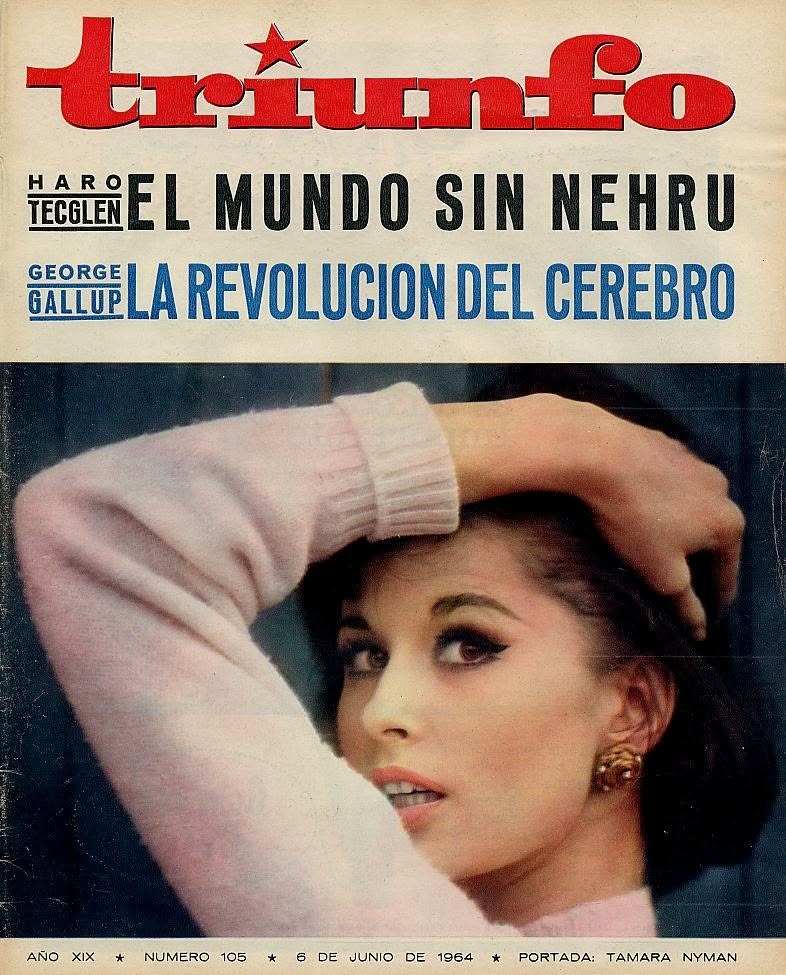 TRIUNFO magazine side cover Issue 105 6 June 1964
