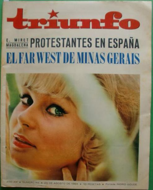 TRIUNFO magazine side cover Issue 117 29 August 1964