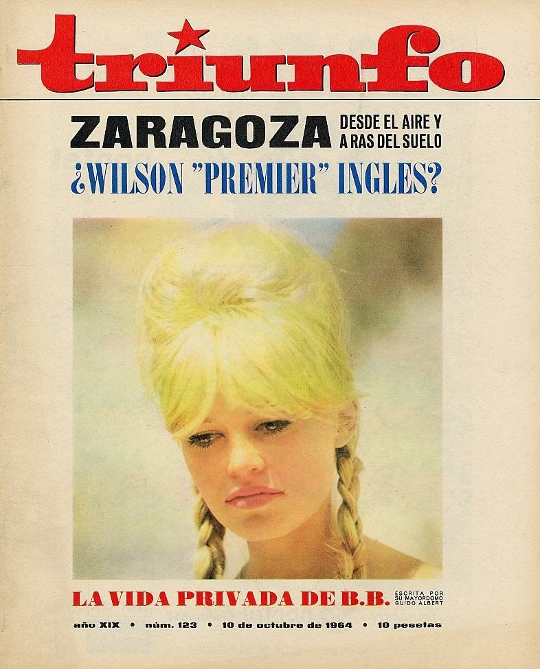 TRIUNFO magazine side cover Issue 123 10 October 1964