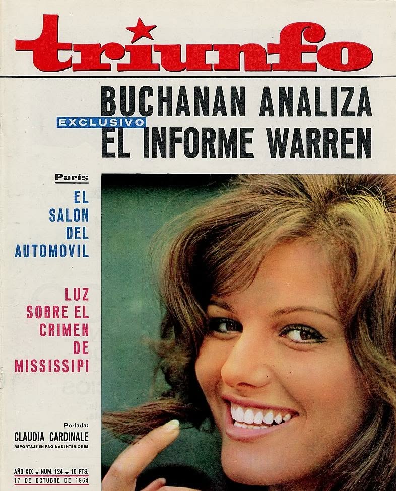 TRIUNFO magazine side cover Issue 124 17 October 1964