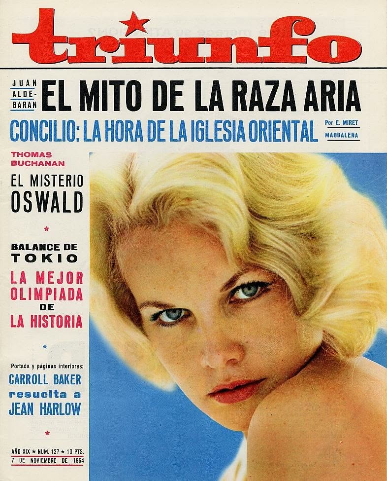 TRIUNFO magazine side cover Issue 127 7 November 1964