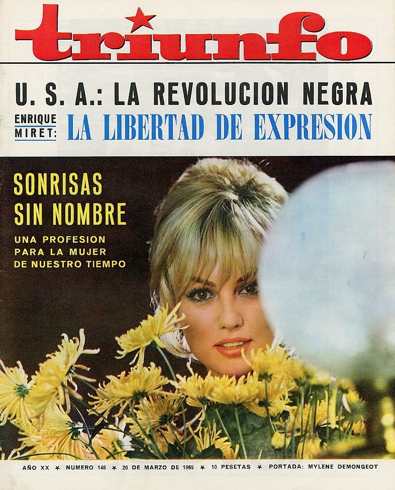 TRIUNFO magazine side cover Issue 146 20 March 1965