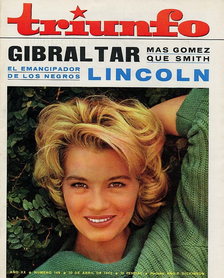 TRIUNFO magazine side cover Issue 149 10 April 1965