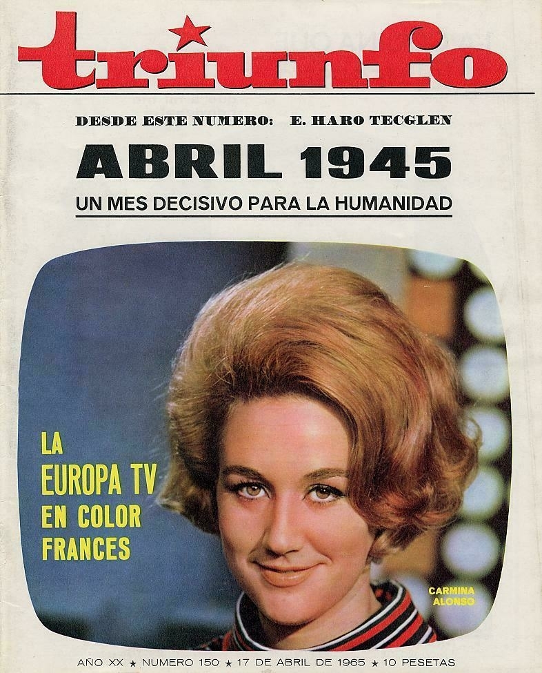 TRIUNFO magazine side cover Issue 150 17 April 1965