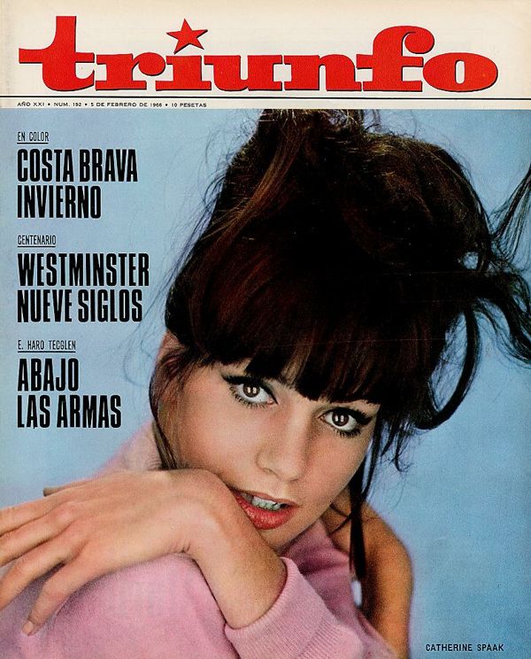 TRIUNFO magazine side cover Issue 192 5 February 1966
