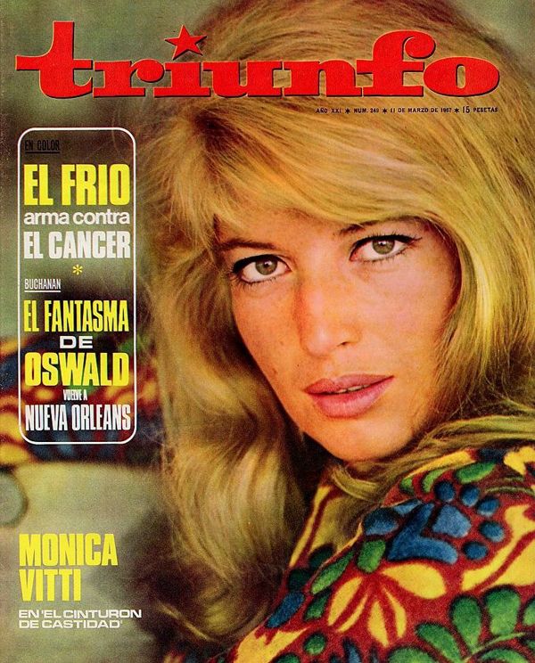 TRIUNFO magazine side cover Issue 249 11 March 1967