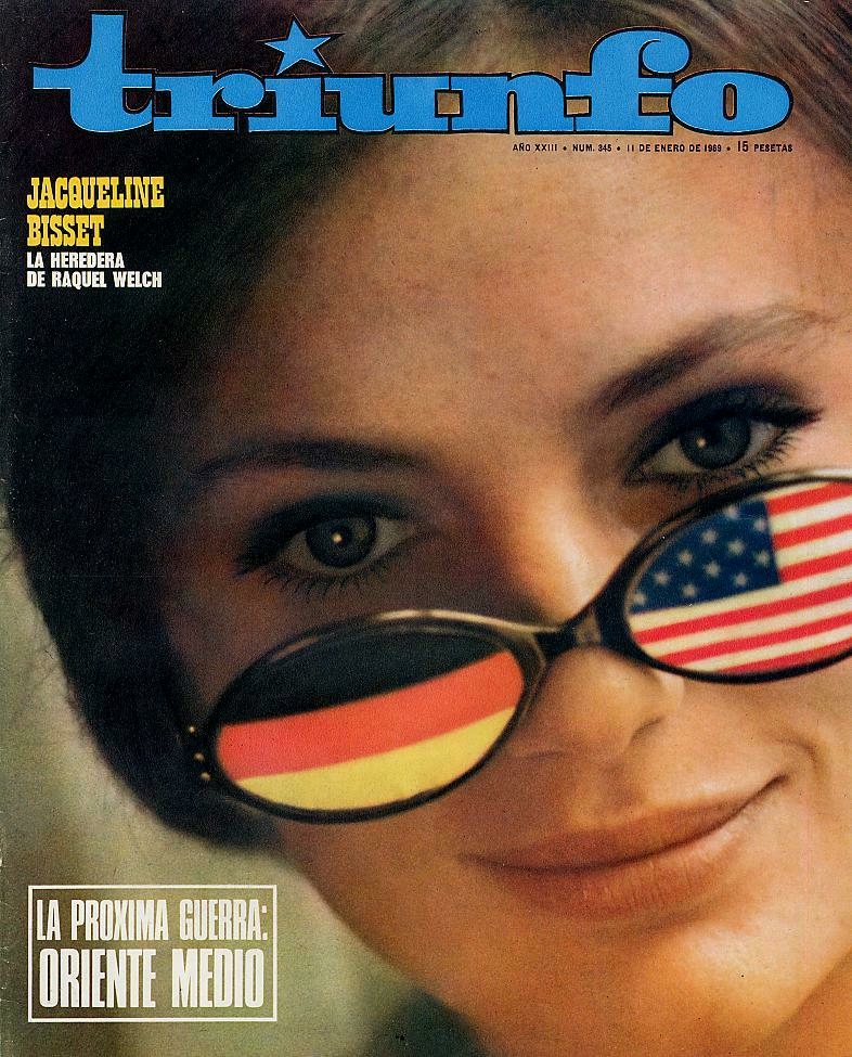 TRIUNFO magazine side cover Issue 345  January 1969