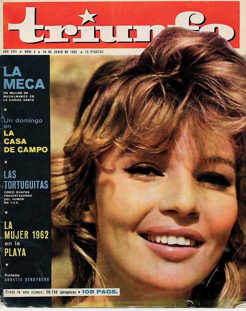TRIUNFO magazine side cover Issue 4 30 June 1962