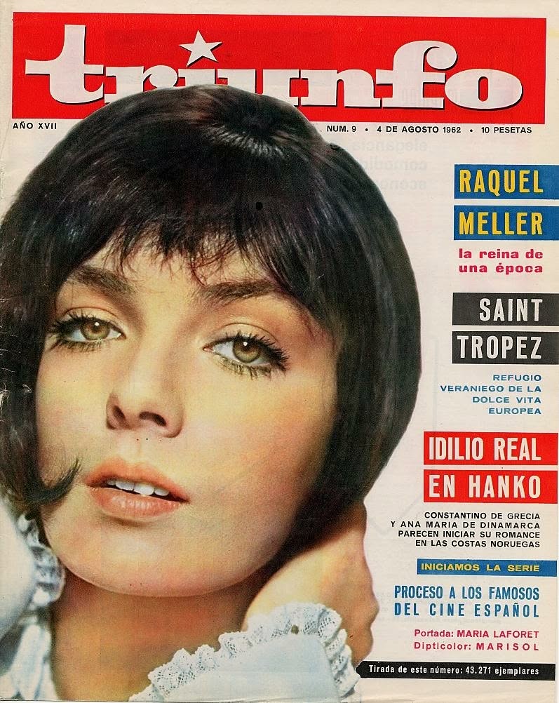 TRIUNFO magazine side cover Issue 9 4 August 1962