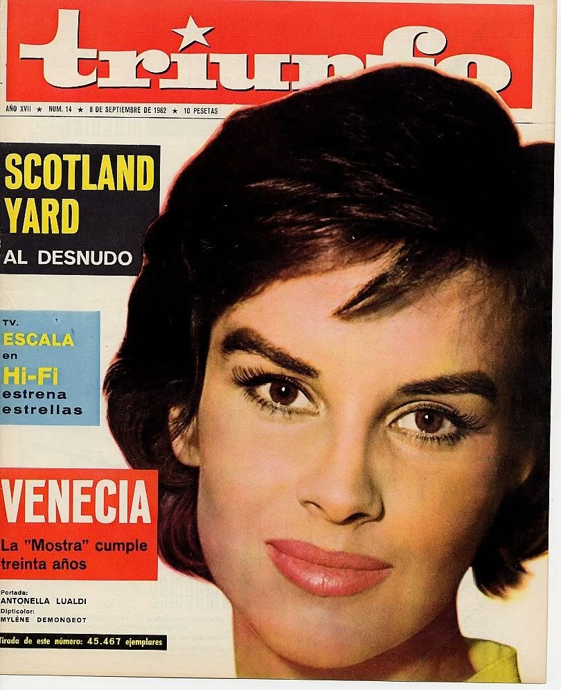 TRIUNFO magazine side cover Issue 14 8 September 1962