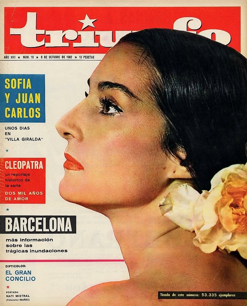 TRIUNFO magazine side cover Issue 18 6 October 1962