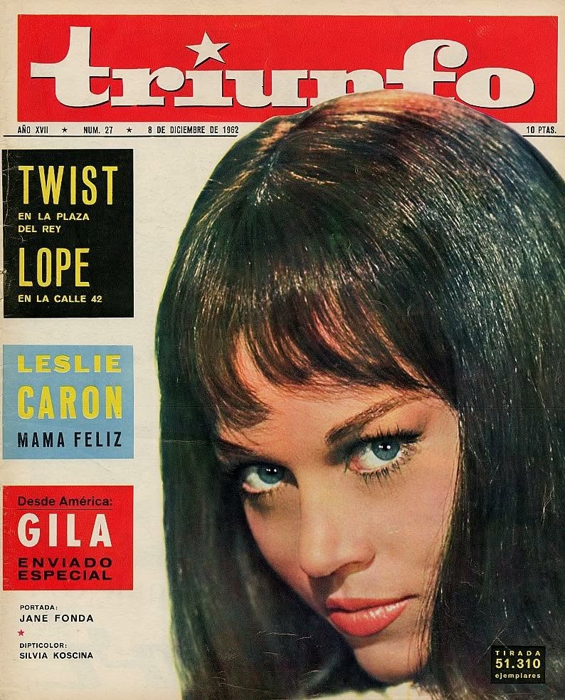 TRIUNFO magazine side cover Issue 27 8 December 1962