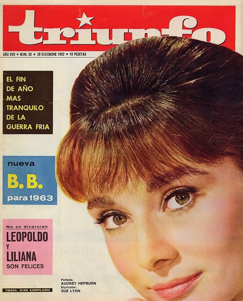 TRIUNFO magazine side cover Issue 30 29 December 1962