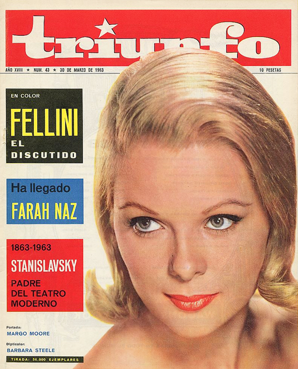 TRIUNFO magazine side cover Issue 43 30 March 1963