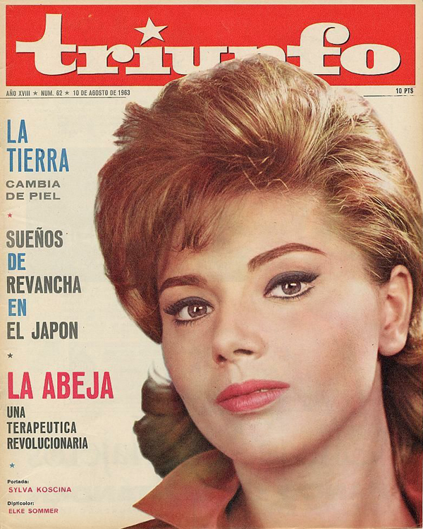 TRIUNFO magazine side cover Issue 62 10 August 1963