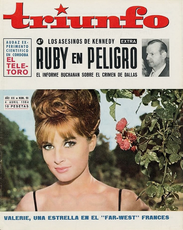 TRIUNFO magazine side cover Issue 96 4 April 1964