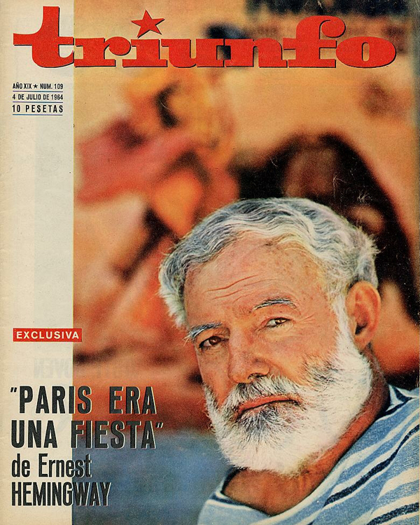 TRIUNFO magazine side cover Issue 109   1964