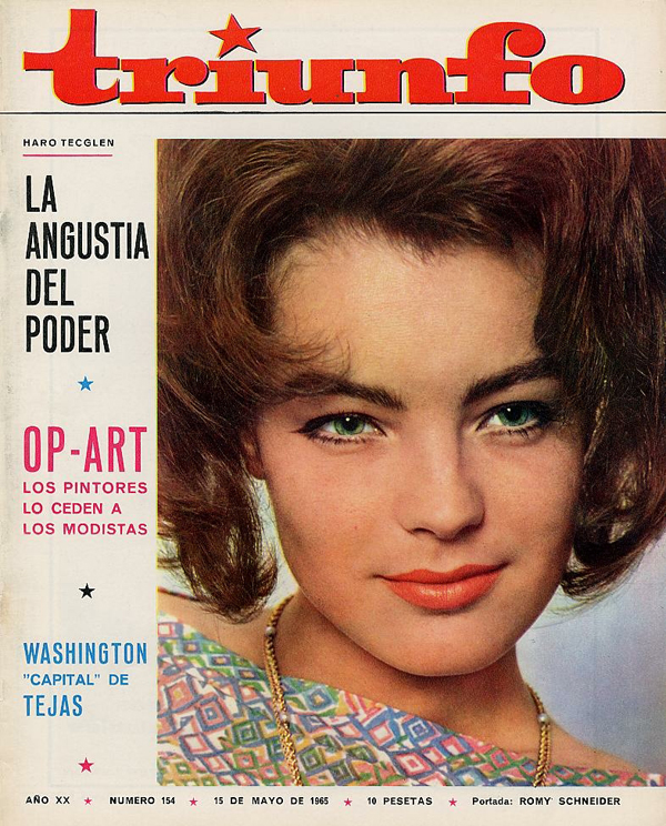 TRIUNFO magazine side cover Issue 154 15 May 1965