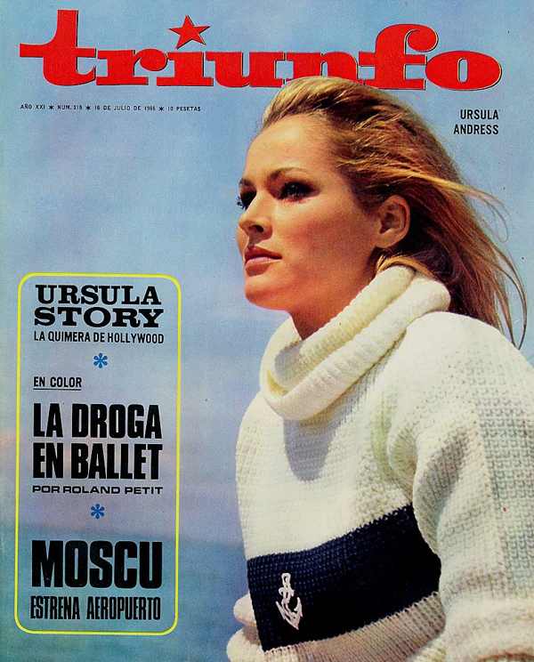 TRIUNFO magazine side cover Issue 215 16 July 1966